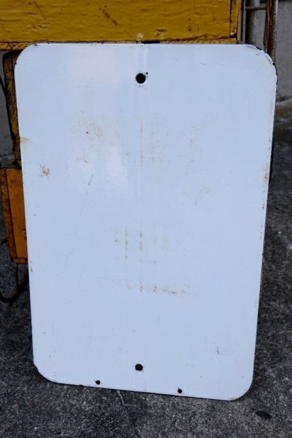 画像6: dp-250701-04 NO PARKING Enamel Road Sign