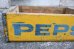 画像2: dp-250722-01 PEPSI 1960's-1970's WOOD BOX (2)