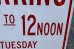 画像4: dp-250701-04 NO PARKING Enamel Road Sign