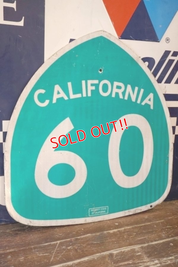画像1: dp-250531-04 California State Route 60 Road Sign