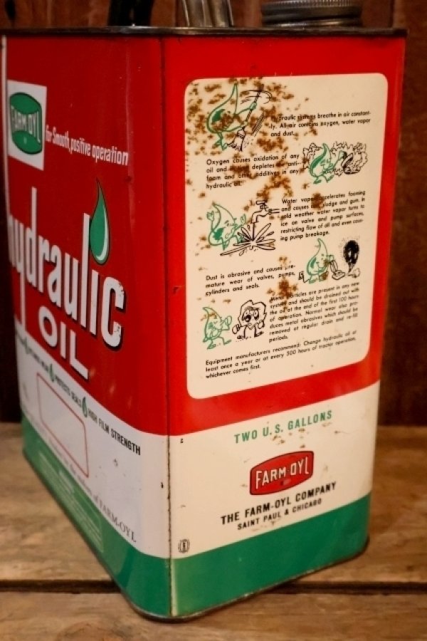 画像6: dp-250618-28 THE FARM-OYL COMPANY 2 U.S.GALLONS HYDRAULIC OIL CAN