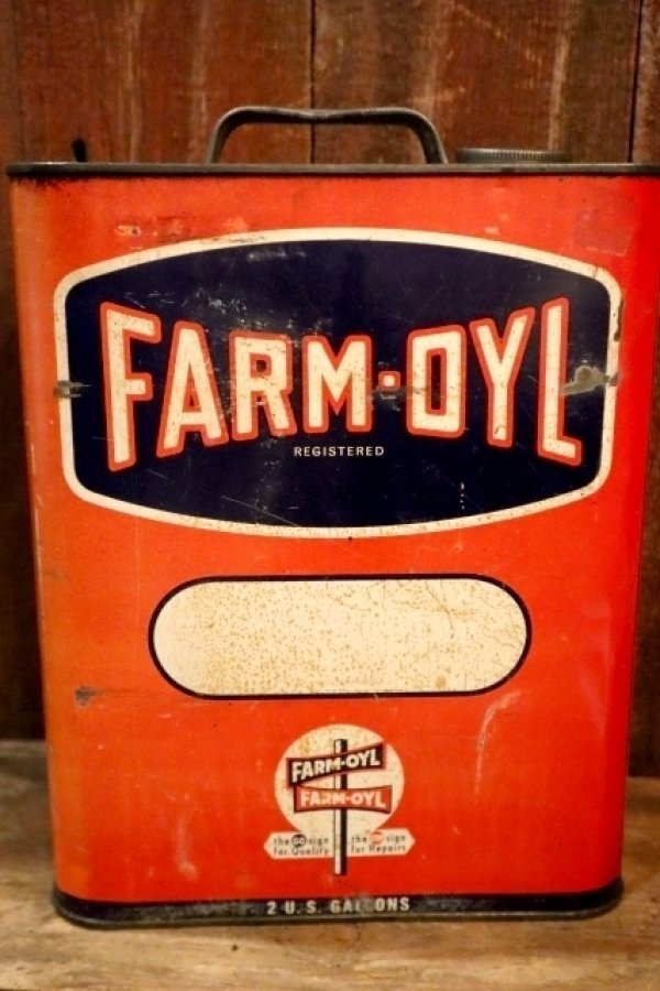 画像4: dp-250618-28 THE FARM-OYL COMPANY 2 U.S.GALLONS MOTOR OIL CAN