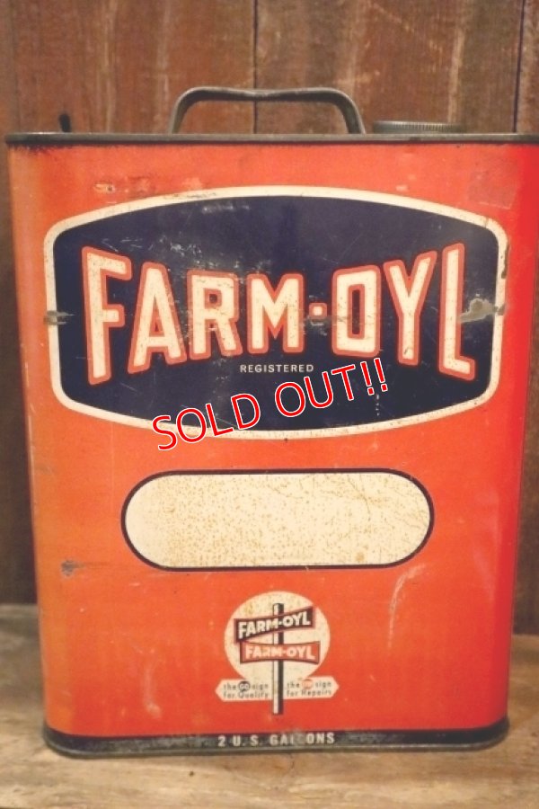 画像4: dp-250618-28 THE FARM-OYL COMPANY 2 U.S.GALLONS MOTOR OIL CAN