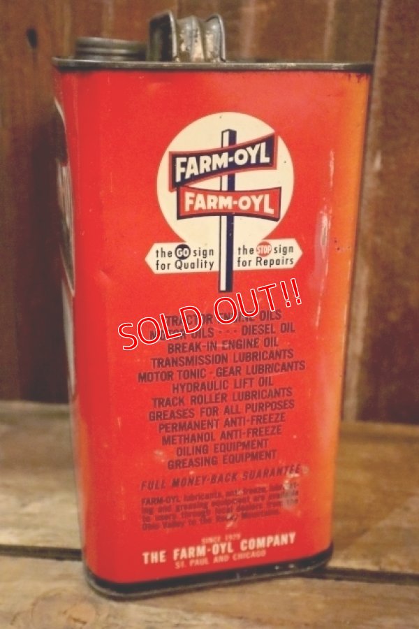 画像7: dp-250618-28 THE FARM-OYL COMPANY 2 U.S.GALLONS MOTOR OIL CAN