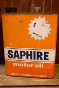 dp-250618-28 GULF OIL CORPORATION 2 U.S.GALLONS SAPHIRE MOTOR OIL CAN