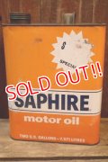 dp-250618-28 GULF OIL CORPORATION 2 U.S.GALLONS SAPHIRE MOTOR OIL CAN
