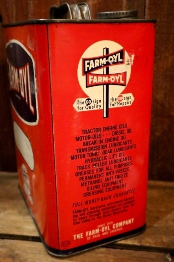 画像6: dp-250618-28 THE FARM-OYL COMPANY 2 U.S.GALLONS MOTOR OIL CAN