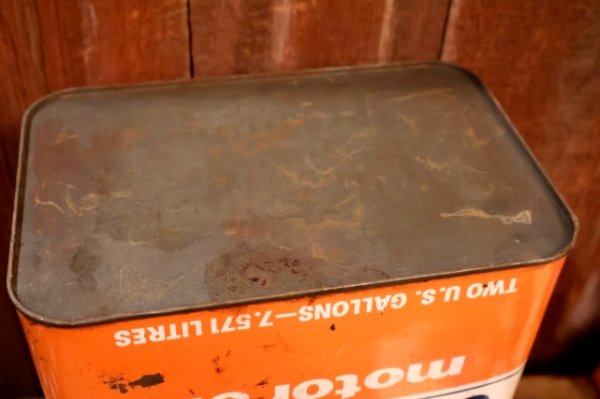 画像9: dp-250618-28 GULF OIL CORPORATION 2 U.S.GALLONS SAPHIRE MOTOR OIL CAN