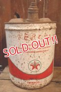 dp-250618-71 TEXACO 1960's 5 U.S. GALLONS OIL CAN
