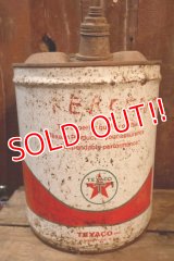 dp-250618-71 TEXACO 1960's 5 U.S. GALLONS OIL CAN
