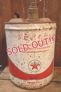dp-250618-71 TEXACO 1960's 5 U.S. GALLONS OIL CAN
