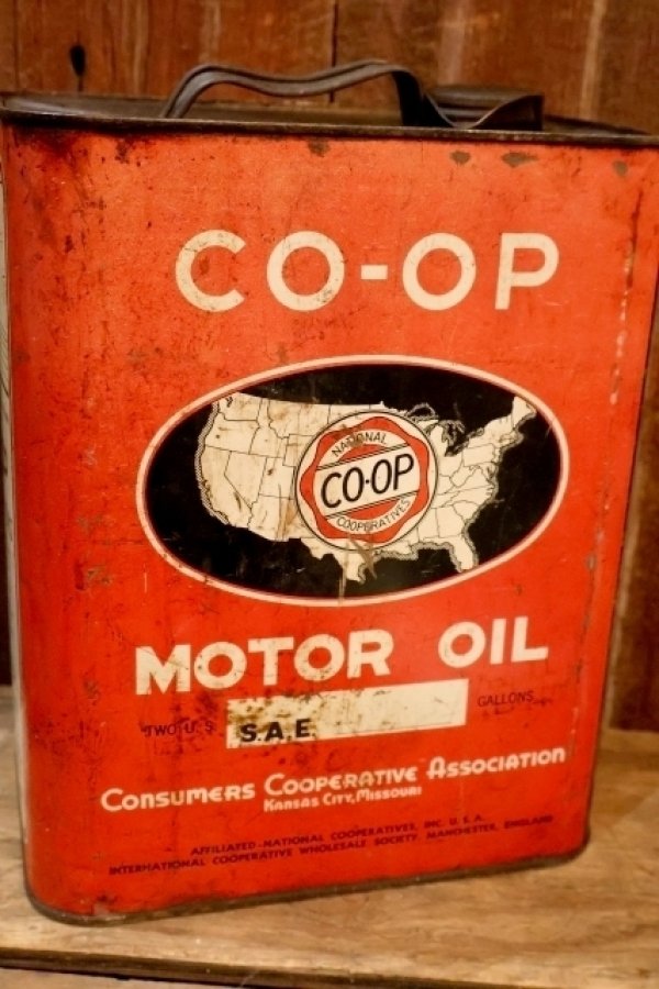 画像3: dp-250618-28 CO-OP 2 U.S.GALLONS MOTOR OIL CAN