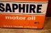 画像4: dp-250618-28 GULF OIL CORPORATION 2 U.S.GALLONS SAPHIRE MOTOR OIL CAN