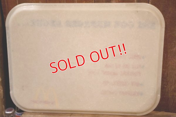 画像6: ct-250802-38 McDonald's 1970's Fiberglass Serving Tray
