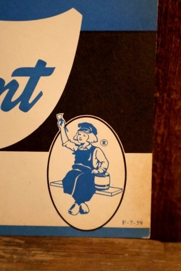 画像2: dp-250802-35 Dutch Boy Paint 1950's "WET" Paper Sign (C)