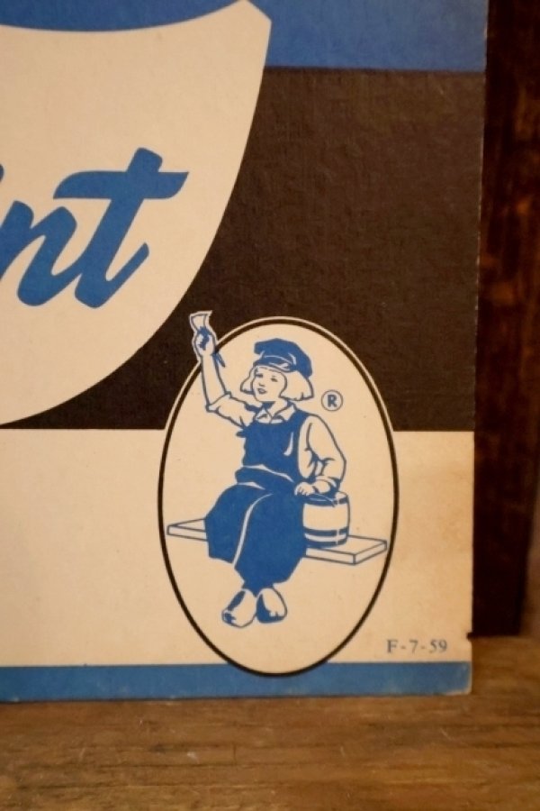 画像2: dp-250802-36 Dutch Boy Paint 1950's "WET" Paper Sign (D)