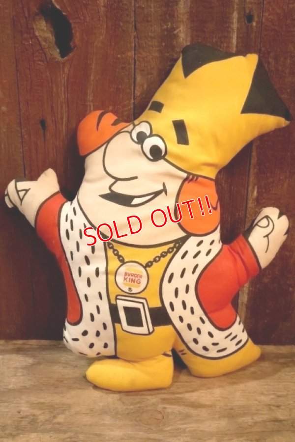 画像1: ct-250802-18 BURGER KING / The King 1970's Pillow Doll