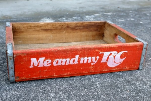 画像1: dp-250807-01 ROYAL CROWN COLA RC / 1980's Wood Crate Box