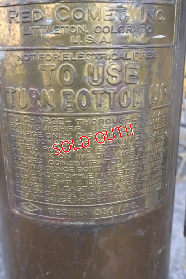 画像3: dp-250701-06 RED COMET 1960's〜 FIRE EXTINGUISHER