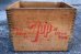 画像1: dp-250807-02 7 Up / 1960's-1970's Wood Crate Box (1)