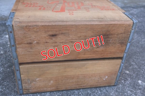 画像13: dp-250807-02 7 Up / 1960's-1970's Wood Crate Box