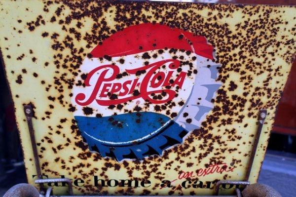 画像12: dp-250618-33 【※店頭ピックのみ】PEPSI-COLA 1950's Crate Carrier Dolly Cart