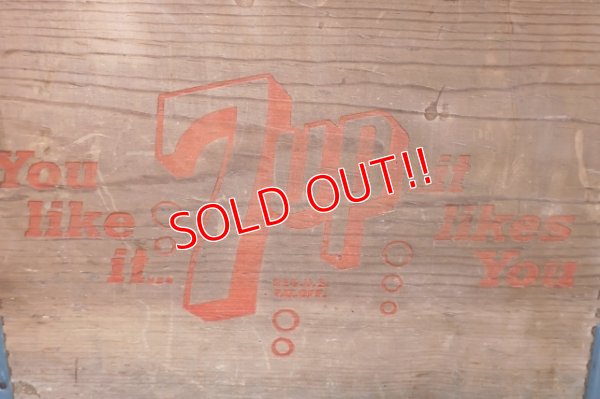 画像5: dp-250807-02 7 Up / 1960's-1970's Wood Crate Box