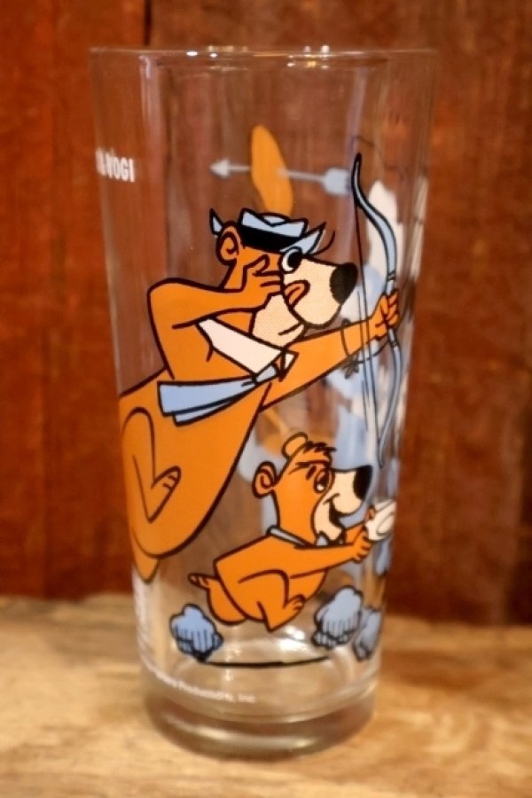 画像1: gs-250802-04 Huck & Yogi / PEPSI 1977 Collector Series Glass