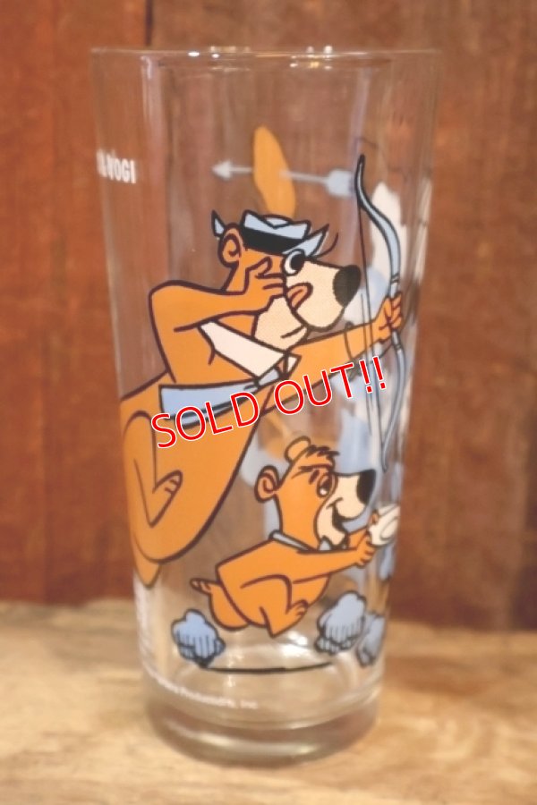画像1: gs-250802-04 Huck & Yogi / PEPSI 1977 Collector Series Glass