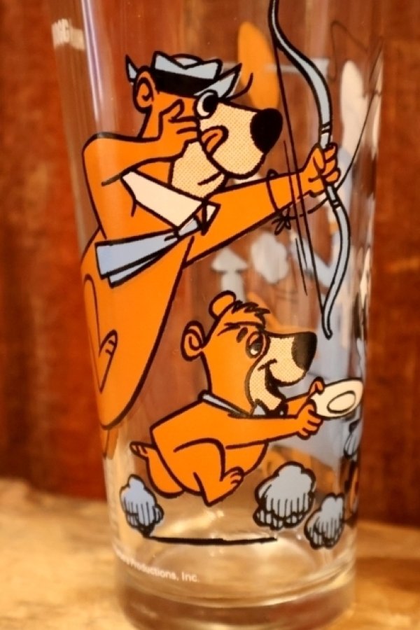 画像2: gs-250802-04 Huck & Yogi / PEPSI 1977 Collector Series Glass