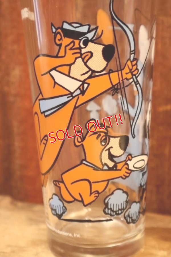 画像2: gs-250802-04 Huck & Yogi / PEPSI 1977 Collector Series Glass