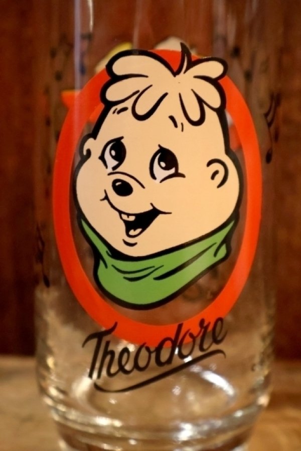 画像2: gs-250803-04 Alvin and the Chipmunks / Theodore 1980's Glass