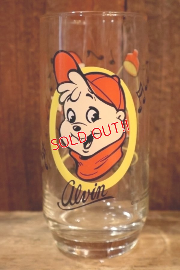 画像1: gs-250803-02 Alvin and the Chipmunks / Alvin 1980's Glass