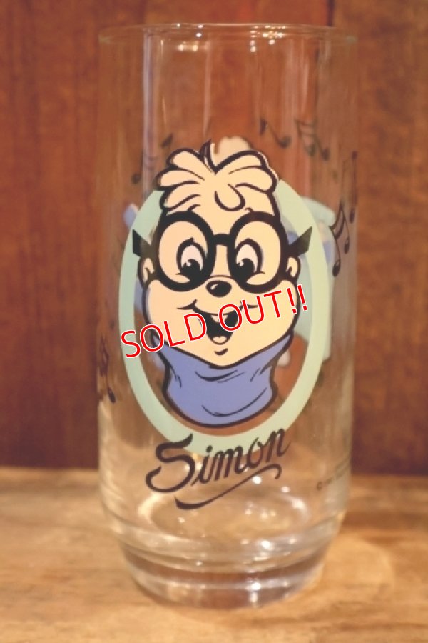画像1: gs-250803-03 Alvin and the Chipmunks / Simon 1980's Glass