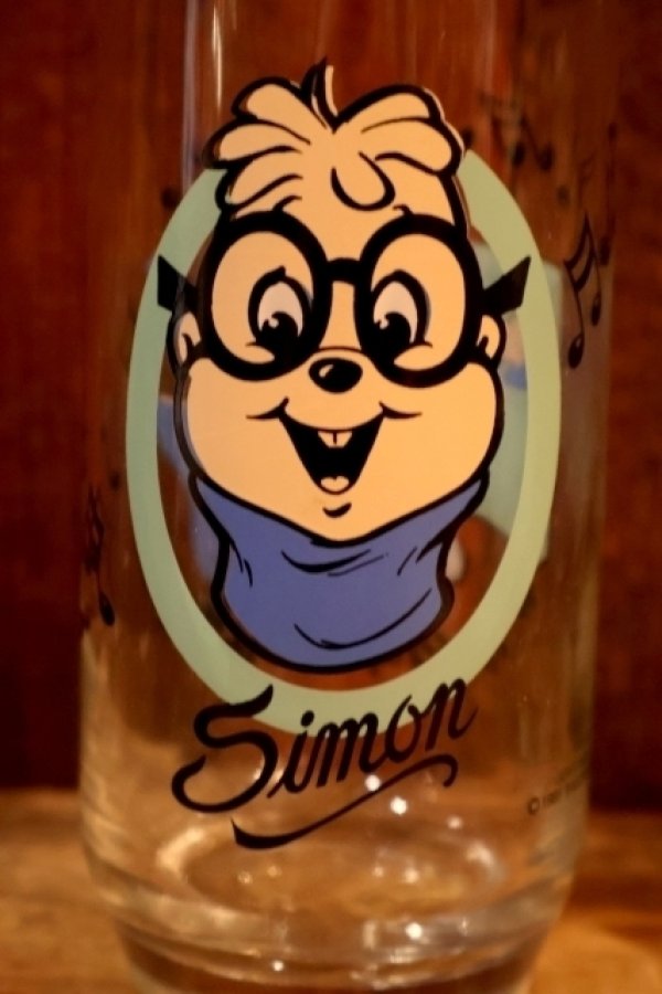 画像2: gs-250803-03 Alvin and the Chipmunks / Simon 1980's Glass