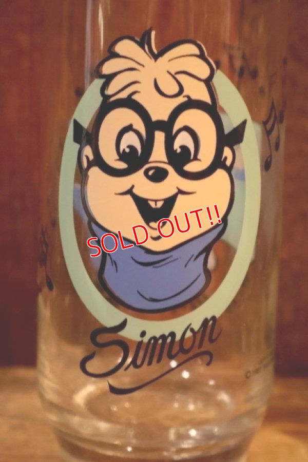 画像2: gs-250803-03 Alvin and the Chipmunks / Simon 1980's Glass