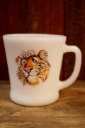 kt-250803-02 Esso Tiger / Fire-King 1960's D-Handle Mug