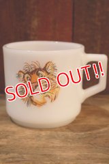 kt-250803-03 Esso Tiger / Fire-King 1950's-1960's Short Mug
