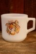 画像1: kt-250803-03 Esso Tiger / Fire-King 1950's-1960's Short Mug (1)
