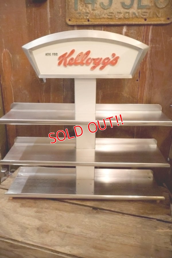 画像1: dp-250801-01 Kellogg's 1960's Metal Store Display Rack