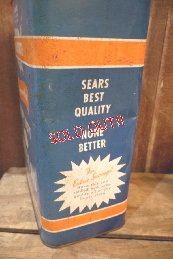 画像4: dp-250618-28 ALLSTATE HEAVY DUTY 10 QUARTS MOTOR OIL CAN