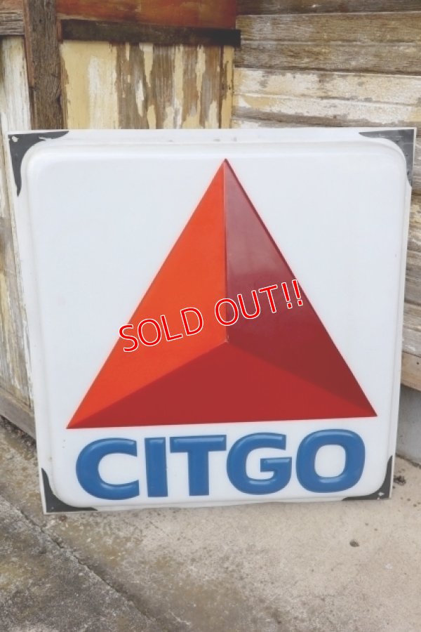 画像1: dp-240911-46 【※店頭ピックのみ】CITGO 1990's Gas Station Sign
