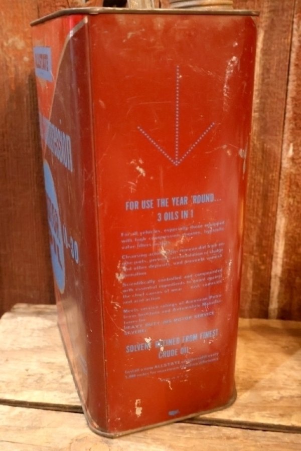 画像5: dp-250618-28 ALLSTATE hi compression 10 QUARTS MOTOR OIL CAN