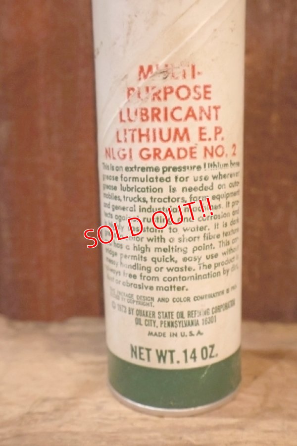画像5: dp-250618-28 QUAKER STATE 1970's MULTI-PURPOSE LUBRICANT LITHIUM E.P.