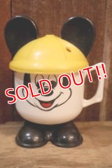 ct-250802-13 Mickey Mouse / 1970's Plastic Mug