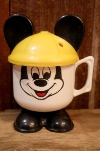 ct-250802-13 Mickey Mouse / 1970's Plastic Mug
