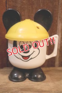ct-250802-13 Mickey Mouse / 1970's Plastic Mug