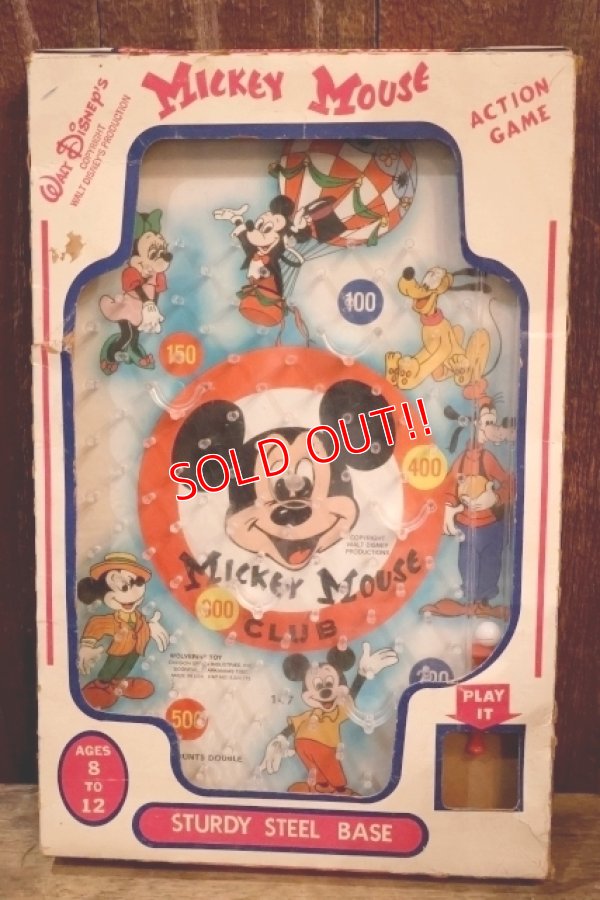 画像1: ct-250801-09 MICKEY MOUSE CLUB / WOLVERINE TOY 1965 ACTION GAME
