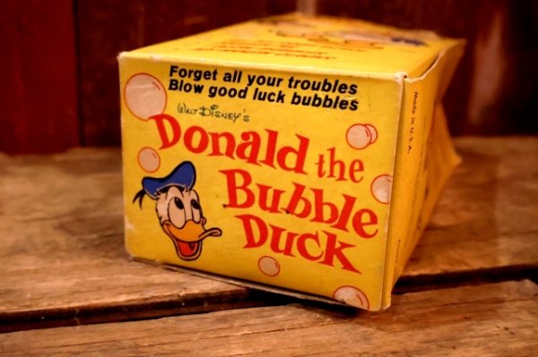 画像17: ct-250802-15 Donald Duck / Morris Plastic Corp. 1950's Donald the Bubble Duck