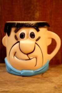ct-250803-04 Fred Flintstone / 1960's Plastic Mug